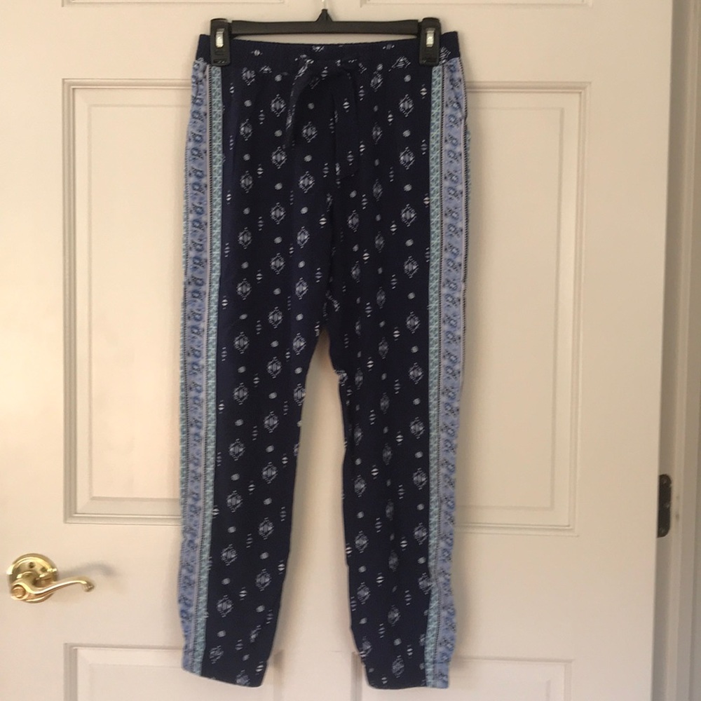 Justice Navy Lightweight Pants Size 14/16